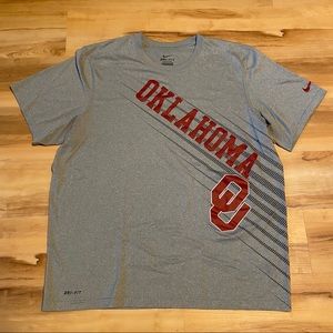 Nike OU Oklahoma Sooners Dri-Fit T-Shirt, Large